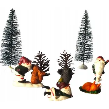 Vánoční dekorace VÁNOČNÍ DEKORATIVNÍ FIGURKA SCÉNKA SP34