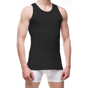 Podprsenka CORNETTE tričko Authentic 213 žebrovaná černá M