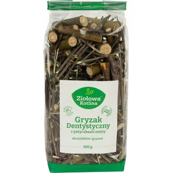 Hračka pro kojence Ziołowa Kotlina Dentální kousátko s mátovými tyčinkami