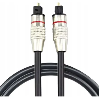 Audio kabel Optický kabel 100 cm Toslink audio kabel 5 mm robustní SPDIF digitální 1 metr