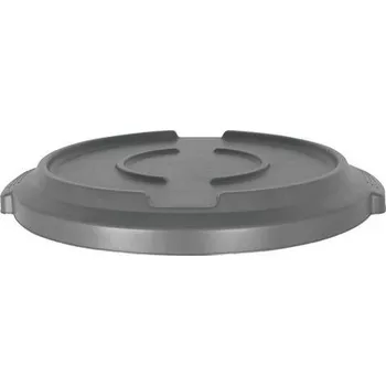 Odpadkový koš Víko na plastové odpadkové koše Manutan Expert Pure, 120 l, šedé