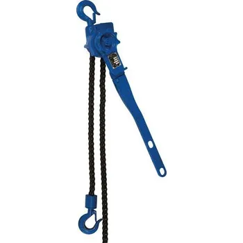 zvedák Řehtačkový zvedák s válečkovým řetězem, do 5 000 kg, 3 m