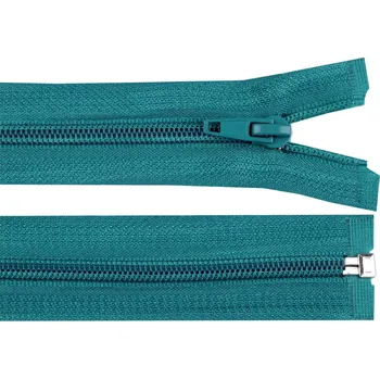 Zip Spirálový zip No 5 délka 75 cm bundový POL, malé, 275 zelený tyrkys tmavý