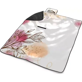 deka Sablio Plážová deka Jarní akvarel: 200x140 cm