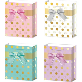 Dárková taška Dárková taška L - Mašle a puntíky