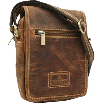 Kabelka Pánské crossbody Peterson PTN 504-TMH hnědá