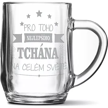 Sklenice Sablio Půllitr Pro toho nejlepšího tchána na celém světě: 0,5 l