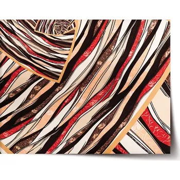 Plakát Sablio Plakát Pruhovaný motiv - 60x40 cm