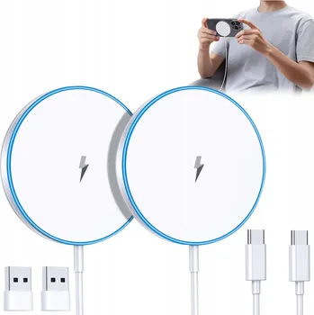 Indukční nabíječka Apple MagSafe Charger pro iPhone 15W USB-C rychlé nabíjení