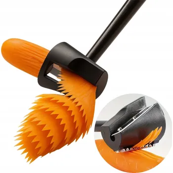 Kuchyňská škrabka Ořezávátko a struhadlo TSG-407, škrabka na dekoraci Zeleniny a ovoce, oboustranné