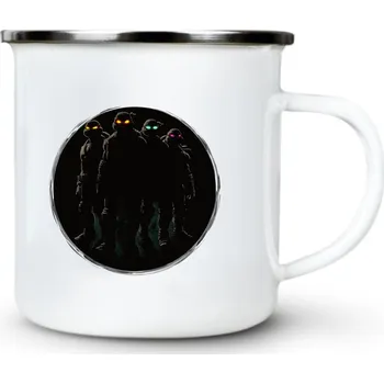 Želví bratrstvo - Plechový hrnek VELKÝ 400ml (500 ml po okraj) - 400 ml