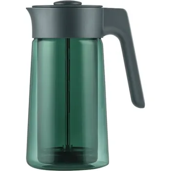 Příprava kávy Jacob Jensen Dvoustěnný skleněný french press Green 0,8 l