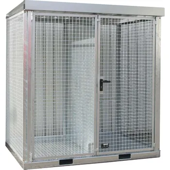 Klec pro skladování tlakových lahví s pevnou podlahou, stěna 19103