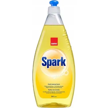 Mycí prostředek Sano Spark Lemon 500ml prostředek na mytí nádobí Citronový