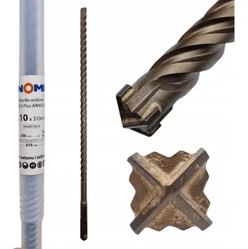 Vrták Vrták vidiový SDS-Plus ARNOLD 10x310mm 4břitý do železobetonu betonu NOMI