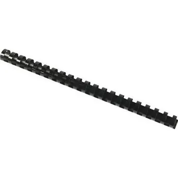 Vázací hřbet Plastový hřbet pro kroužkovou vazbu, černý, 180 listů