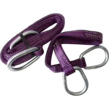 Upínací popruh Zvedací popruh s kovovými oky, do 1 000 kg, dvouvrstvý, délka 2 m