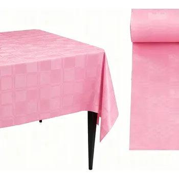 Jednorázový ubrus Papírový ubrus 8 m x 1,2 m RŮŽOVÝ 18590 Papstar