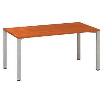 Kancelářský stůl Alfa 200, 160 x 80 x 74,2 cm, rovné provedení, dezén třešeň