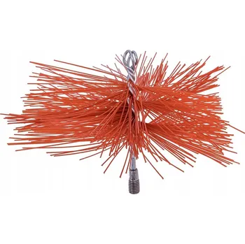 Komínová štětka ČTVERCOVÝ KOMÍNOVÝ KARTÁČ ŠTĚTKA PVC FI 200 MM