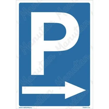 Kancelář Parkování vpravo, plast 210 x 297 x 0,5 mm A4