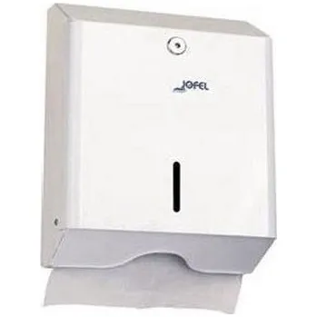 Zásobník na papírové ručníky Zásobník na skládané papírové ručníky JOFEL kov, bílý