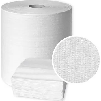 Papírový ručník Průmyslová role z netkané textílie TEMCA Alpha 500 bílá
