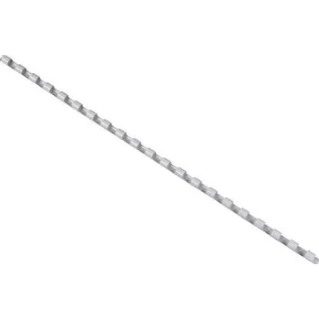 Vázací hřbet Plastový hřbet pro kroužkovou vazbu, bílý, 25 listů