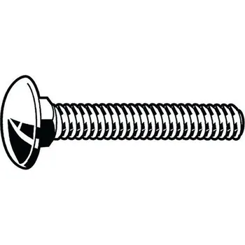 Šroub s půlkulatou hlavou, čtvercovým krkem a závitem k hlavě DIN 603 Nerezocel A2 Pravý M5X35