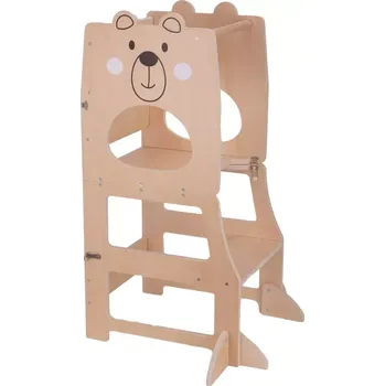 2Kids Toys Učící věž 3v1, medvídek/přírodní Dřevěná hračka 2Kids Toys Učící věž 3v1, medvídek/přírodní