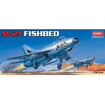 Plastikový model Academy Model Kit letadlo 12442 - M-21 FISHBED (1:72)