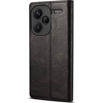 Pouzdro na mobilní telefon Lenuo Leather na Xiaomi Redmi Note 13 Pro+ 5G (9352) černé