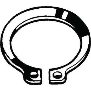 podložka Pojistný kroužek pro hřídele - normální typ DIN 471 Nerezocel 42MM