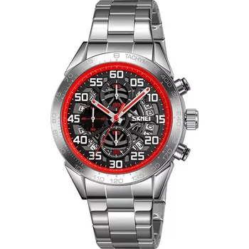 Hodinky Pánské hodinky SKMEI skm.193381c.mn analogové, náramek, datum, chronograf