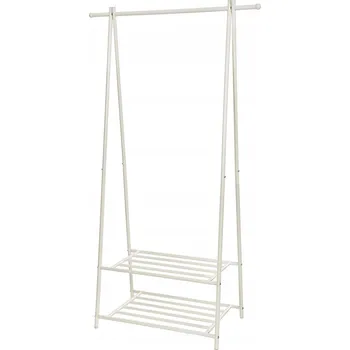 Věšák Stojací věšák kovový Songmics bílý
