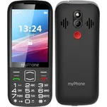 myPhone Halo 4 LTE Senior (TELMYSHALO4LBK) černý