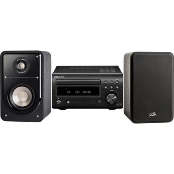 Hi-Fi systém Denon RCD-M41 DAB + repro Polk S15E-B černý