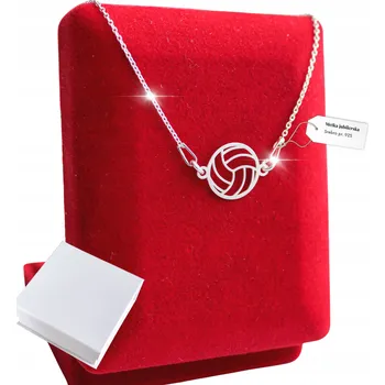 Náhrdelník Stříbrný Řetízek Náhrdelník 925 Volejbalový Míč