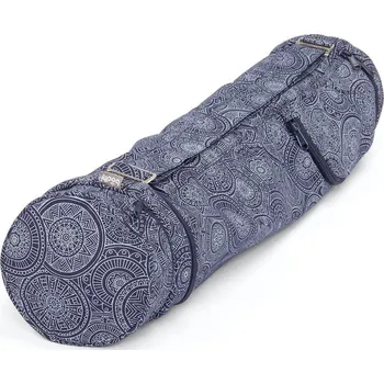 Sportovní taška BODHI Bavlněná taška na podložku na jógu Bodhi Asana Bag 60 BÍLÁ|MODRÁ