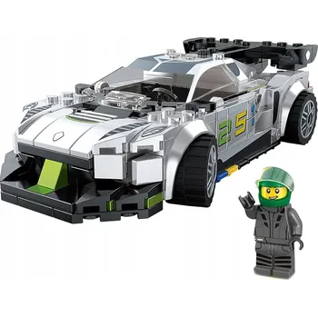 ostatní stavebnice Stavební Stavebnice pro sestavení 3D puzzle autem - vánoční auto Santa Clause