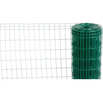 Pletivo Pletivo EUROPLAST 1, 1000/100x50/2,20 mm, zelené, RAL 6005, Zn+PVC, ohradové, bal. 10 m