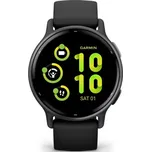Garmin vívoactive 5 - Slate / Black Silicone Band (010-02862-10)