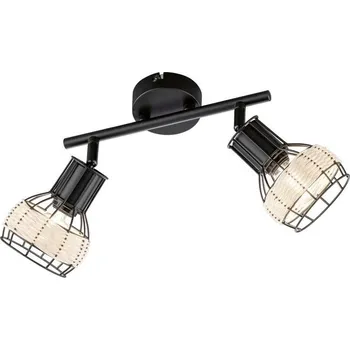 Nástěnné svítidlo Fischer & Honsel Straw, 2x E14 (FH 21033) černé