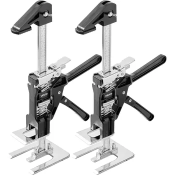 Hever Vevor Ruční zvedák 2 ks, nosnost 200 kg, zdvih 165 mm, magnetická vodováha