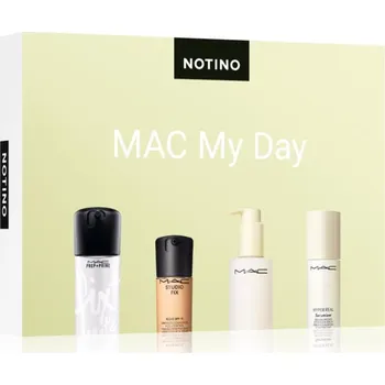 Make-up Beauty Discovery Box Notino MAC Cosmetics Prep + Prime Fix+ pleťová mlha pro fixaci make-upu 2,5 ml + MAC Cosmetics Studio Fix Fluid SPF 15 24HR Matte Foundation + Oil Control matující make-up SPF 15 1,5 ml + MAC Cosmetics Hyper Real Fresh Canvas Cleansin