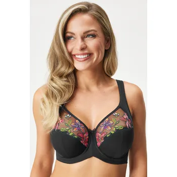 Podprsenka Podprsenka Black Petal polovyztužená