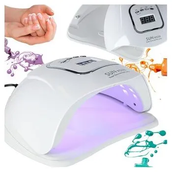 UV lampa na nehty Duální UV/LED lampa na nehty SUN X5 150 W MAX s LCD displejem