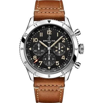 Hodinky CLASSIC AVI BREITLING: Super Avi B04 Chronograph GMT 46 P-51 Mustang (AB04453A1B1X1)