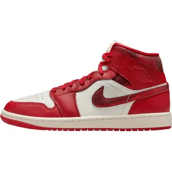 Dámské tenisky Dámské Vysoké tenisky NIKE WMNS AIR JORDAN 1 MID SE V2 HJ9337-106 – Červená 38