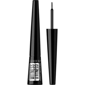 Oční linky Claresa WITNESS THE FITNESS! EYELINER tekutá oční linka, 4 g